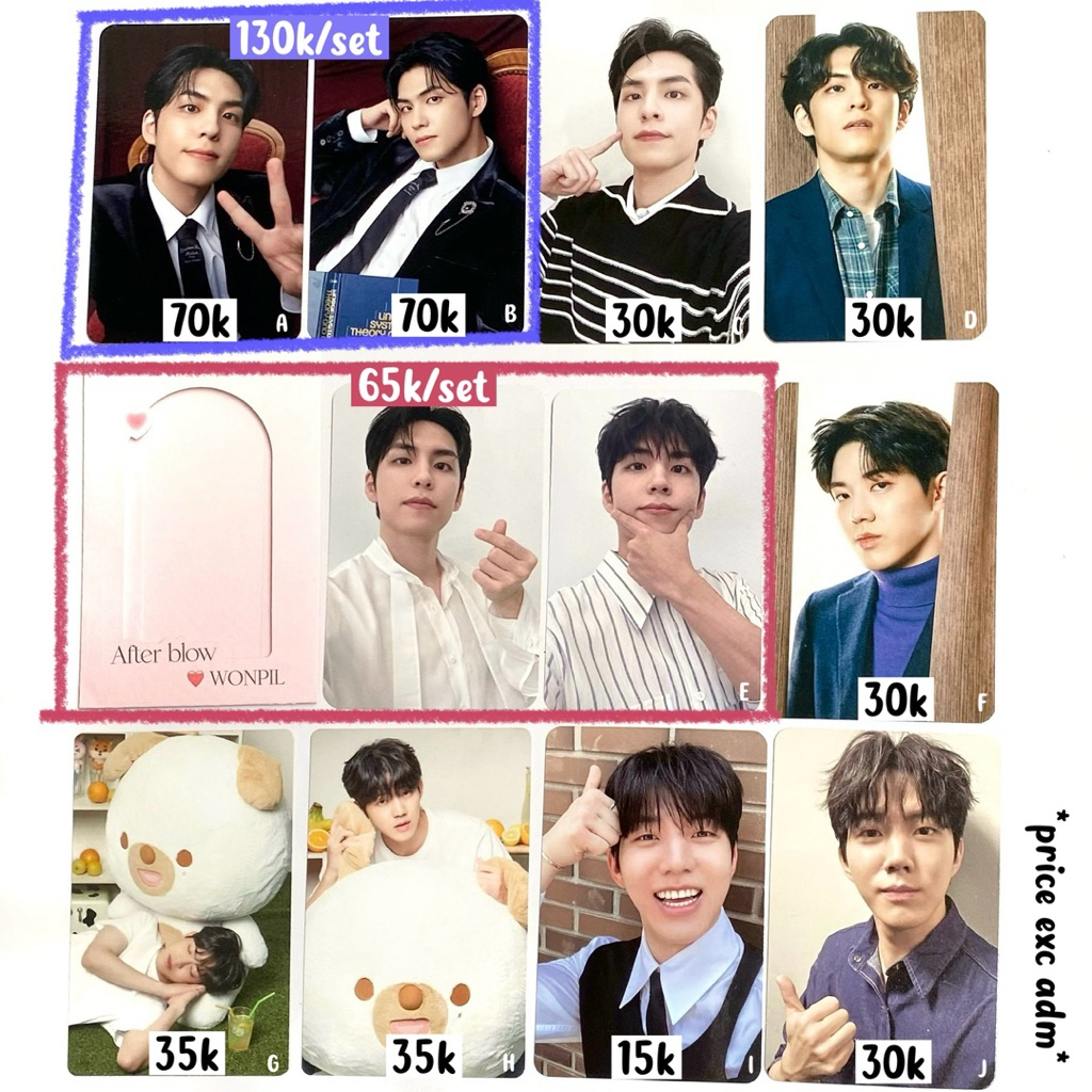 PC PHOTOCARD DAY6 WONPIL DOWOON YOUNGK SUNGJIN PILMOGRAPHY COLLECT BOOK KOLBUK DENIMALZ I NEED MY DA