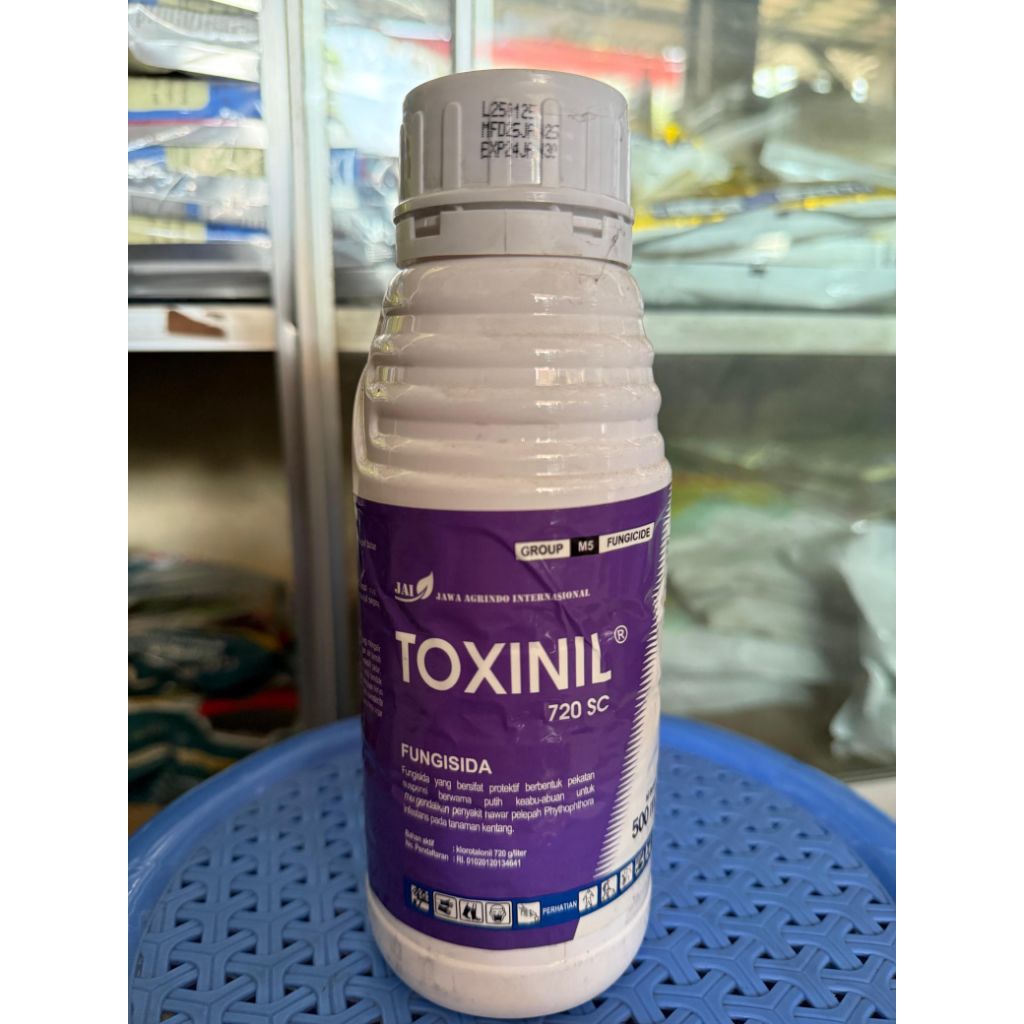 Fungisida Toxinil 720 SC 500 mL Perlindungan Efektif Tanaman dari Penyakit Fungi Cocok untuk Berbaga
