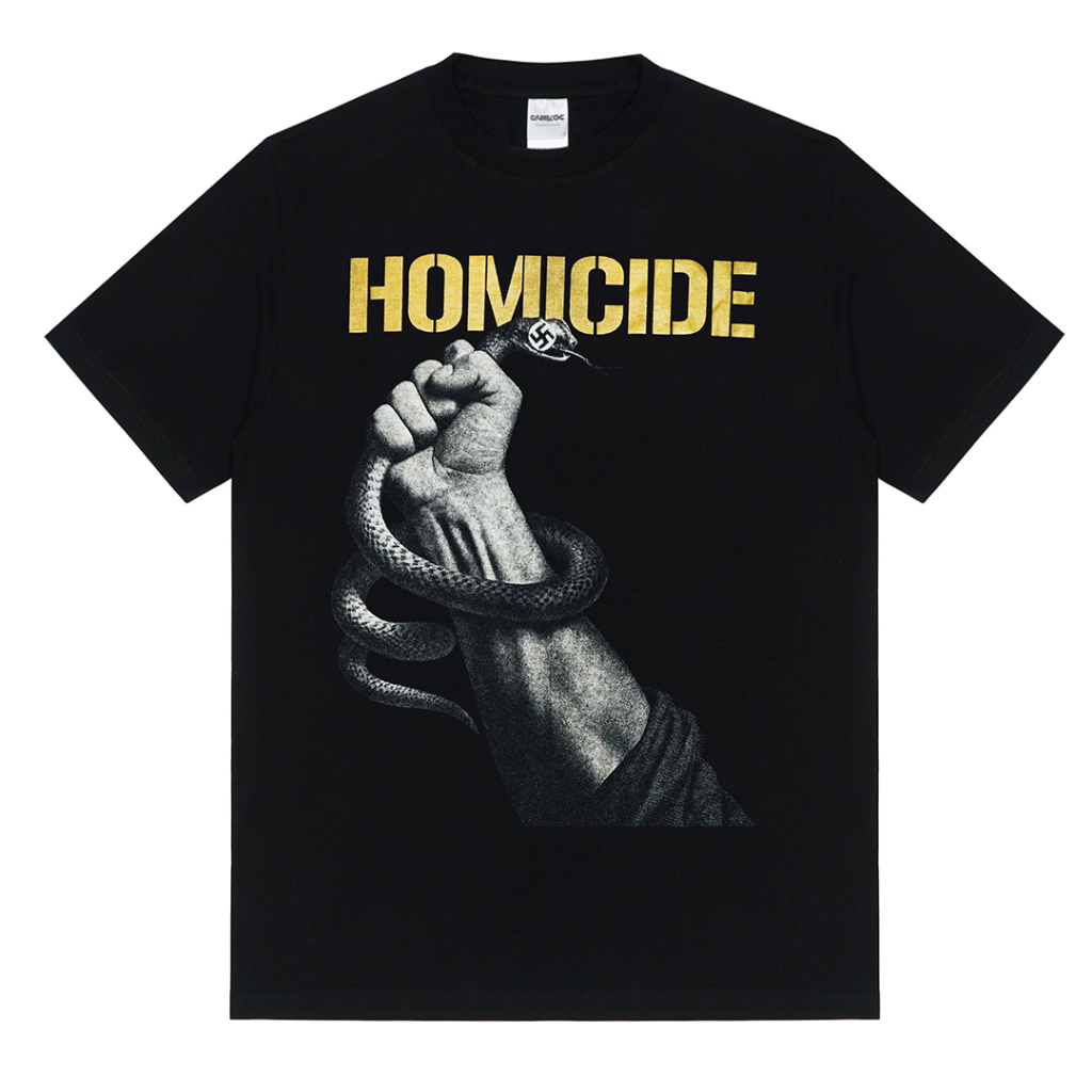 Sugarcave Tshirt HOMICIDE -  ILLSURREKSHUN Gold | Homicide Official Merchandise