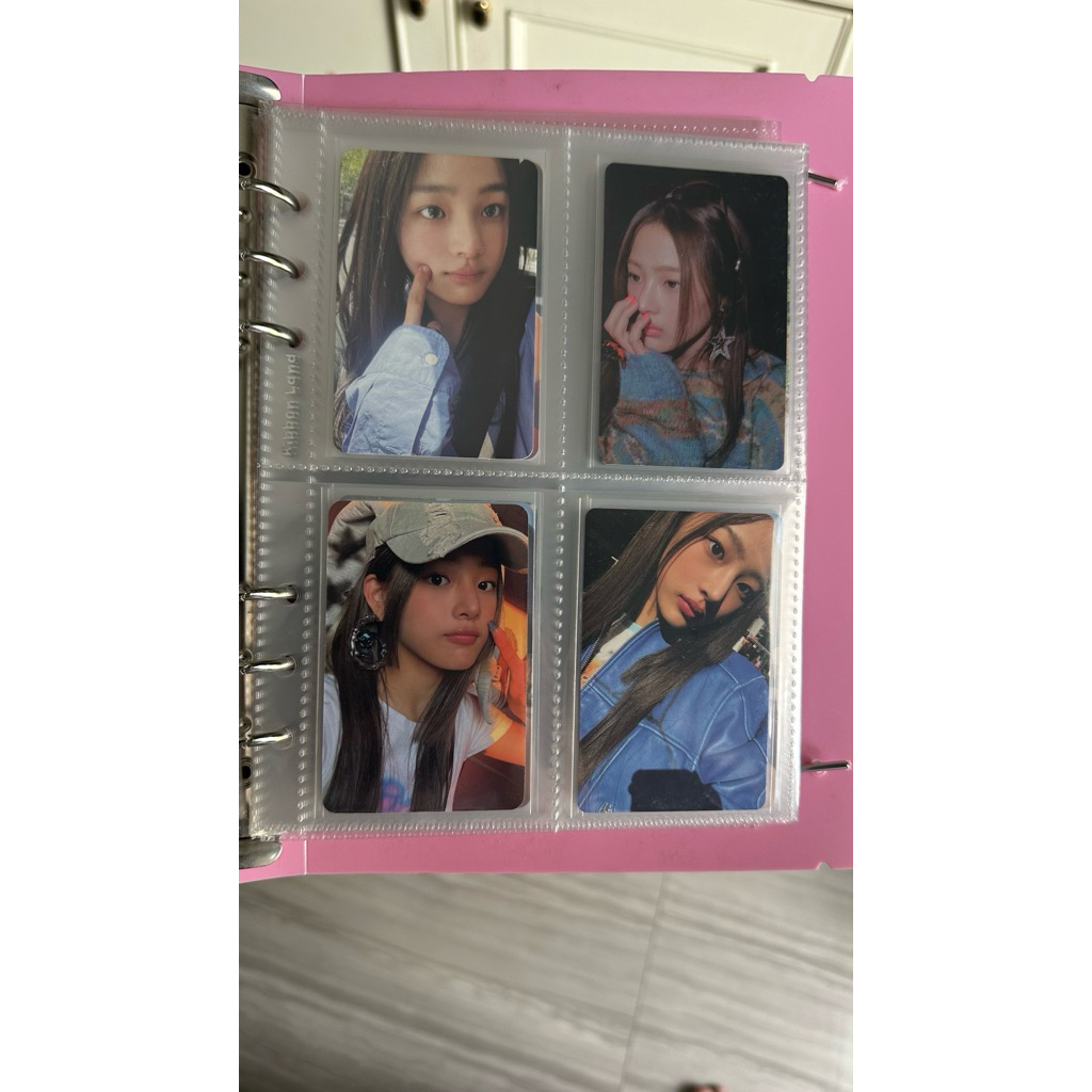 Photocard newjeans minji 1st ep debut & omg bluebook, weverse, bag limited, message card, pob