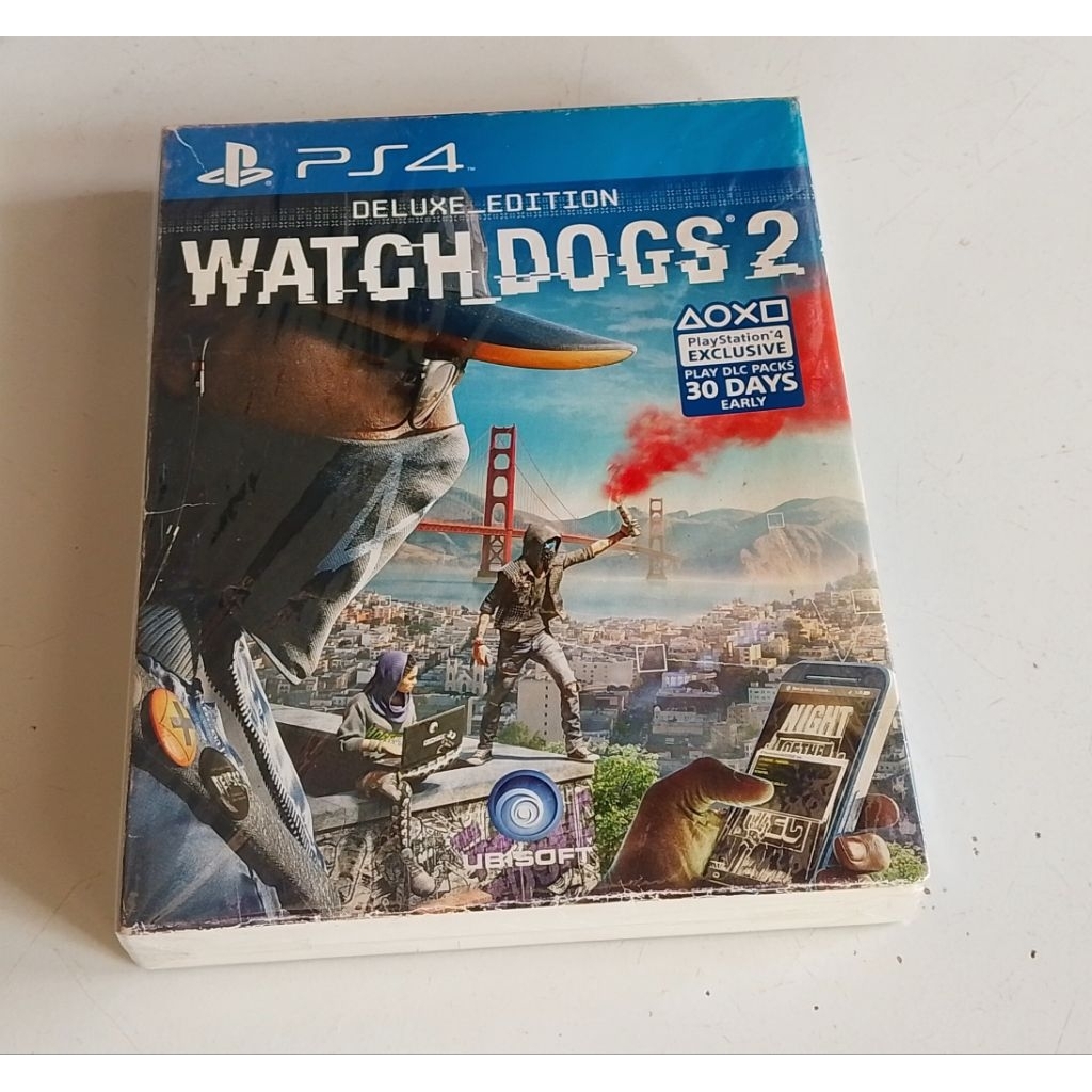 Kaset Game PS4 Watch Dogs 2 Deluxe Edition Complete Artbook