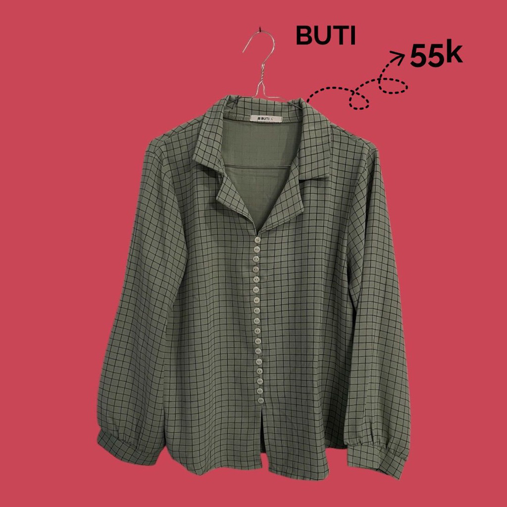 Atasan Kemeja Buti Ada Woman