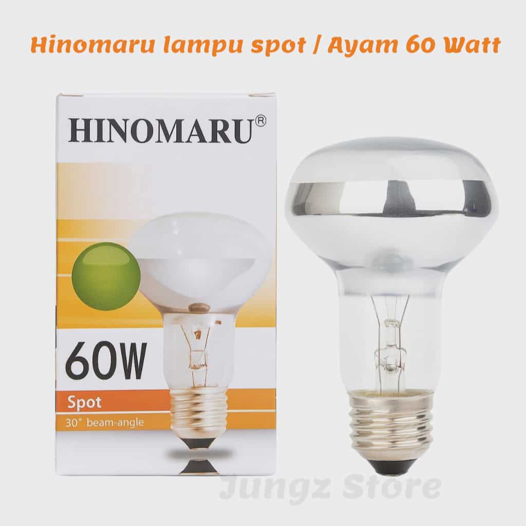 HINOMARU Lampu Ayam / Lampu Spot / Lampu Pijar 60 Watt Cahaya Kuning E27