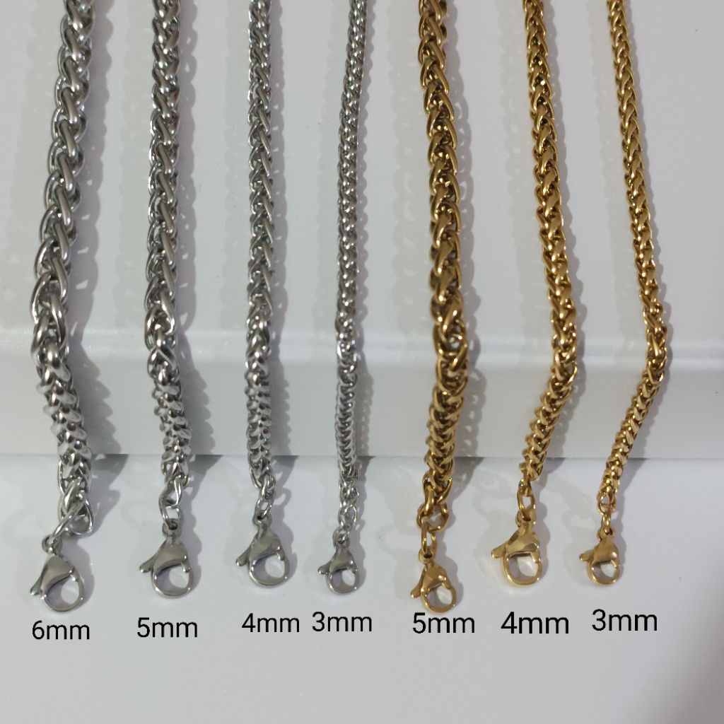 GROSIR Gelang Titanium Pria Motif Tulang Naga (isi 6 pc) Anti Karat Terlaris