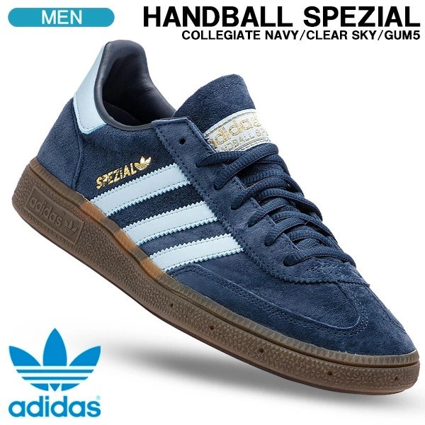 Adidas Spezial Handball BD7633 Navy Blue Jade Gum Original Sneakers Pria Casual