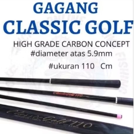 Stik Classic Golf Gamaru Gagang Joran Cocok Untuk mancing panjang 110cm top ujung 5.9mm