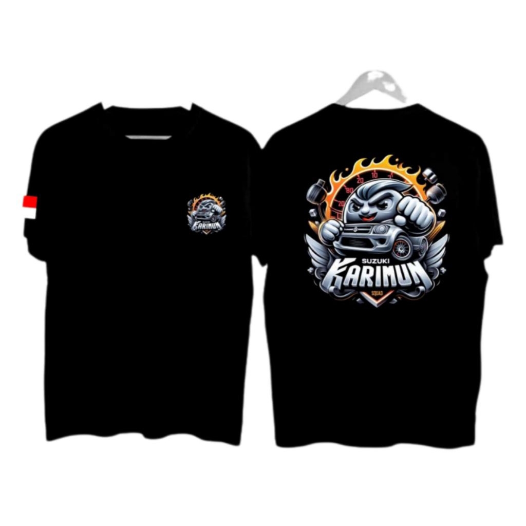 KAOS TSHIRT SUZUKI KARIMUN SABLON DTF.