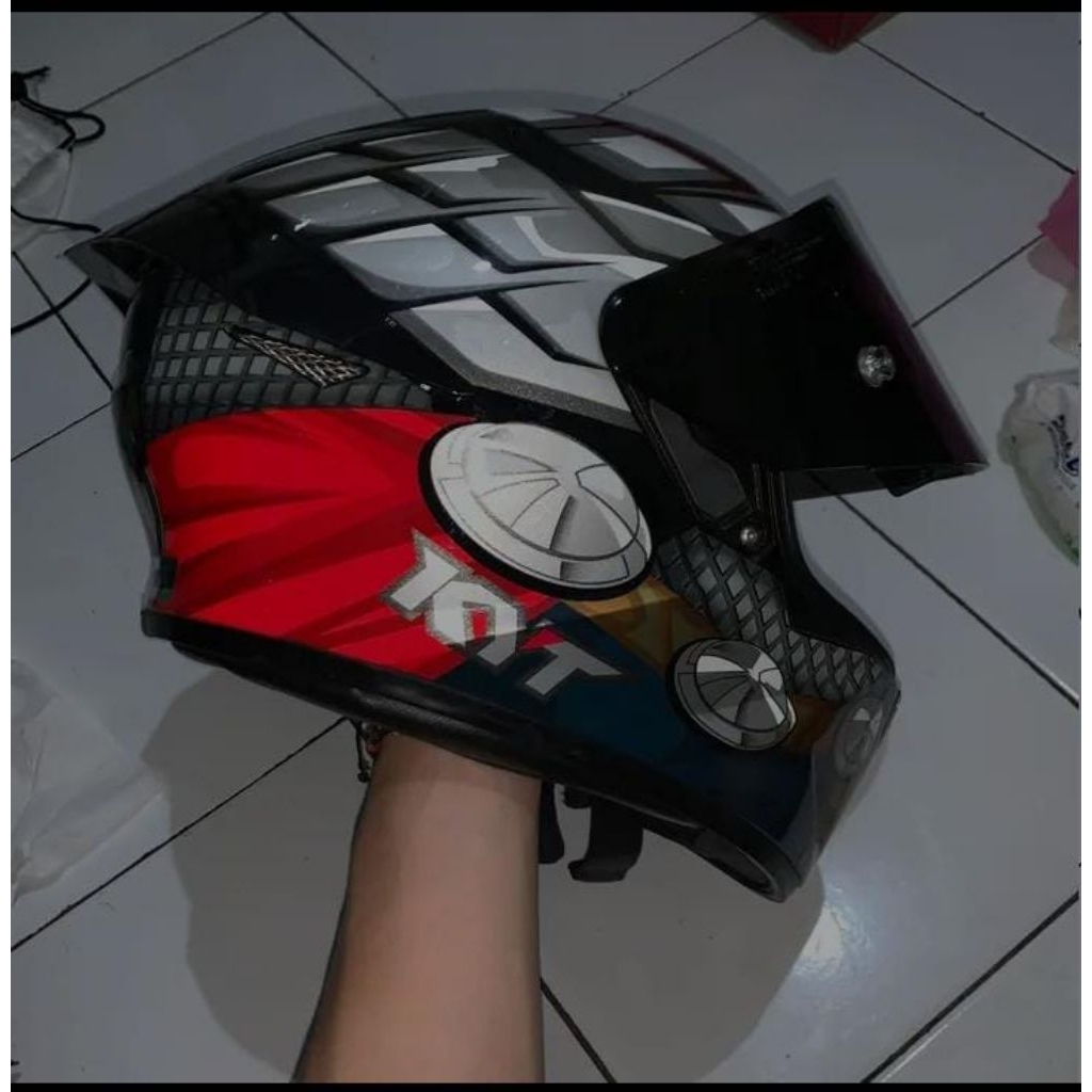 Preloved/Second Helm KYT TT Course Thor Marvel Edition Limited Edition Size XL