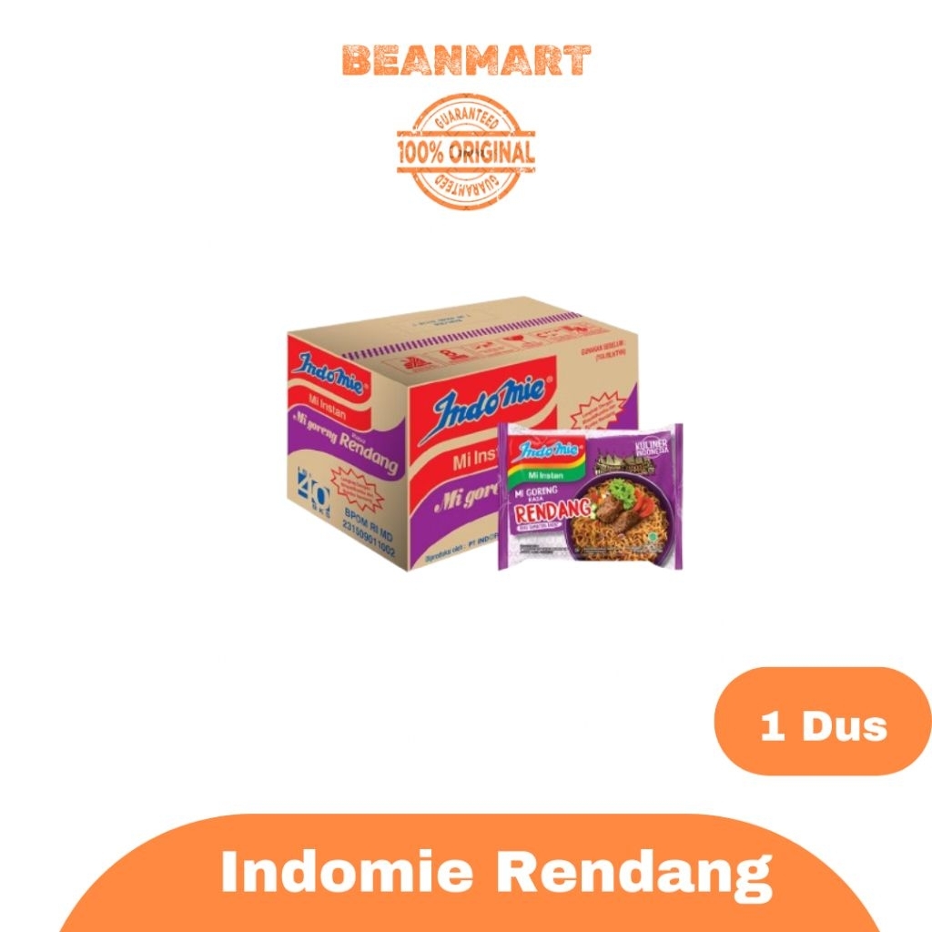 Indomie mie goreng rendang (1 Dus 40 pcs)