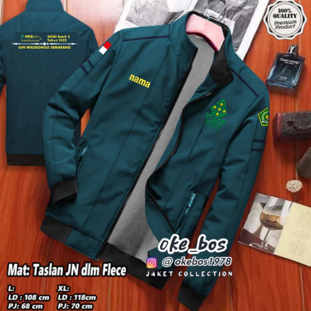 Jaket custom bordir UIN walisongo semarang terbaru