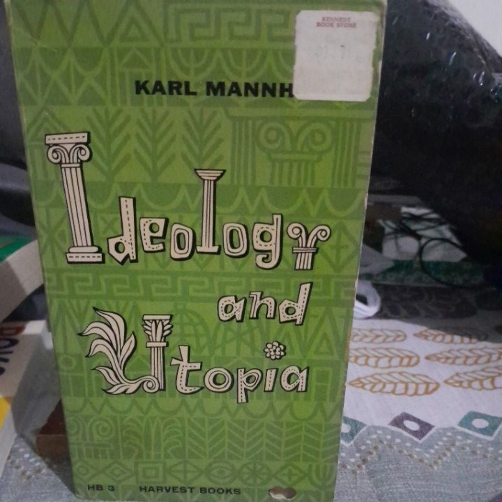 preloved buku jadul Bhs Inggris : Ideology and Utopia by Karl Mannheim