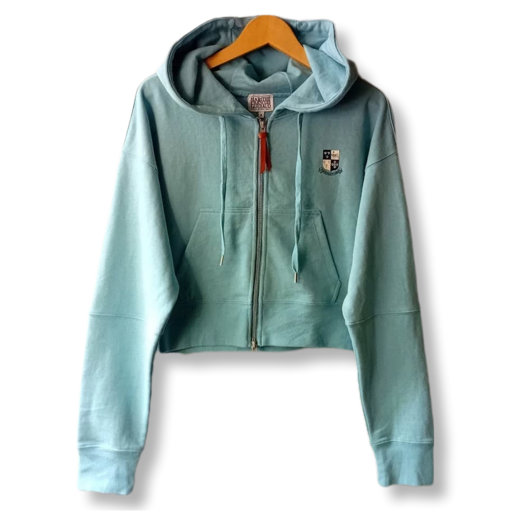MARITHE FRANCOIS GIRBAUD CROP ZIP HOODIE | OUTERWEAR | MSCHF