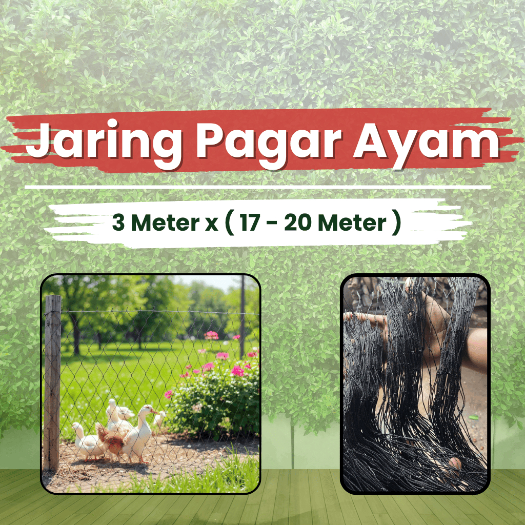 Jaring Ayam 3 meter / Jaring Kandang Ayam / Jaring Kebun / Jaring Serbaguna