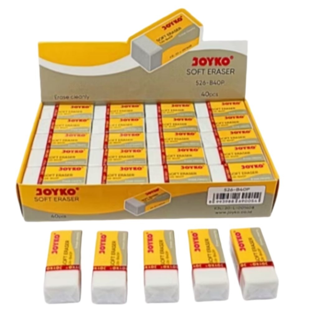 Penghapus Pensil Joyko B-40 (1Pack = 40pcs )