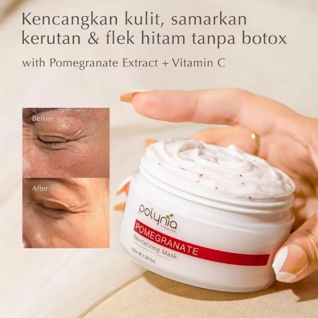 Polynia Pomegranate Cream Mask - Polynia Cream Mask 10ml
