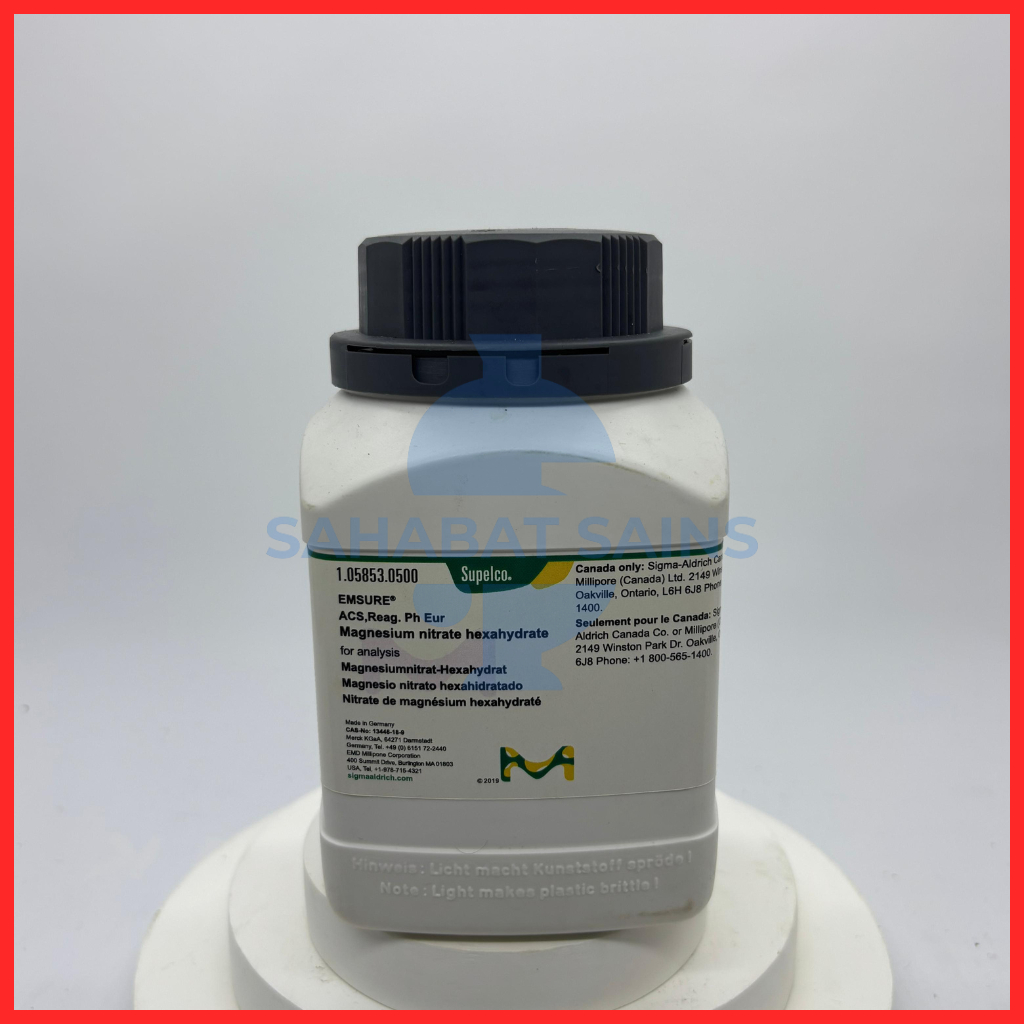 MAGNESIUM NITRATE HEXAHYDRATE 500GR 105853 FOR ANALYSIS ORIGINAL