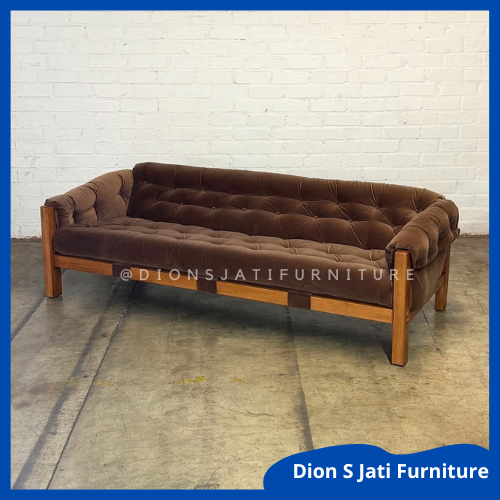 Bangku Sofa Sofa Ruang Tamu Kayu Jati