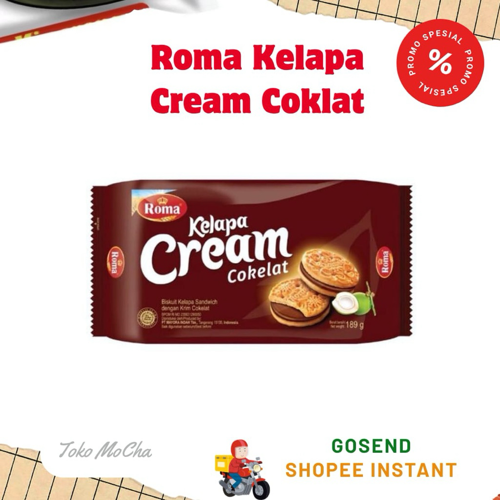 ROMA KELAPA CREAM COKELAT
