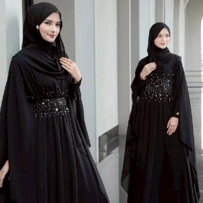 mayora kaftan wanita terbaru 2026 bahan ceruty babydoll Kekinian Elegant Mewah  Gamis Muslim Dewasa