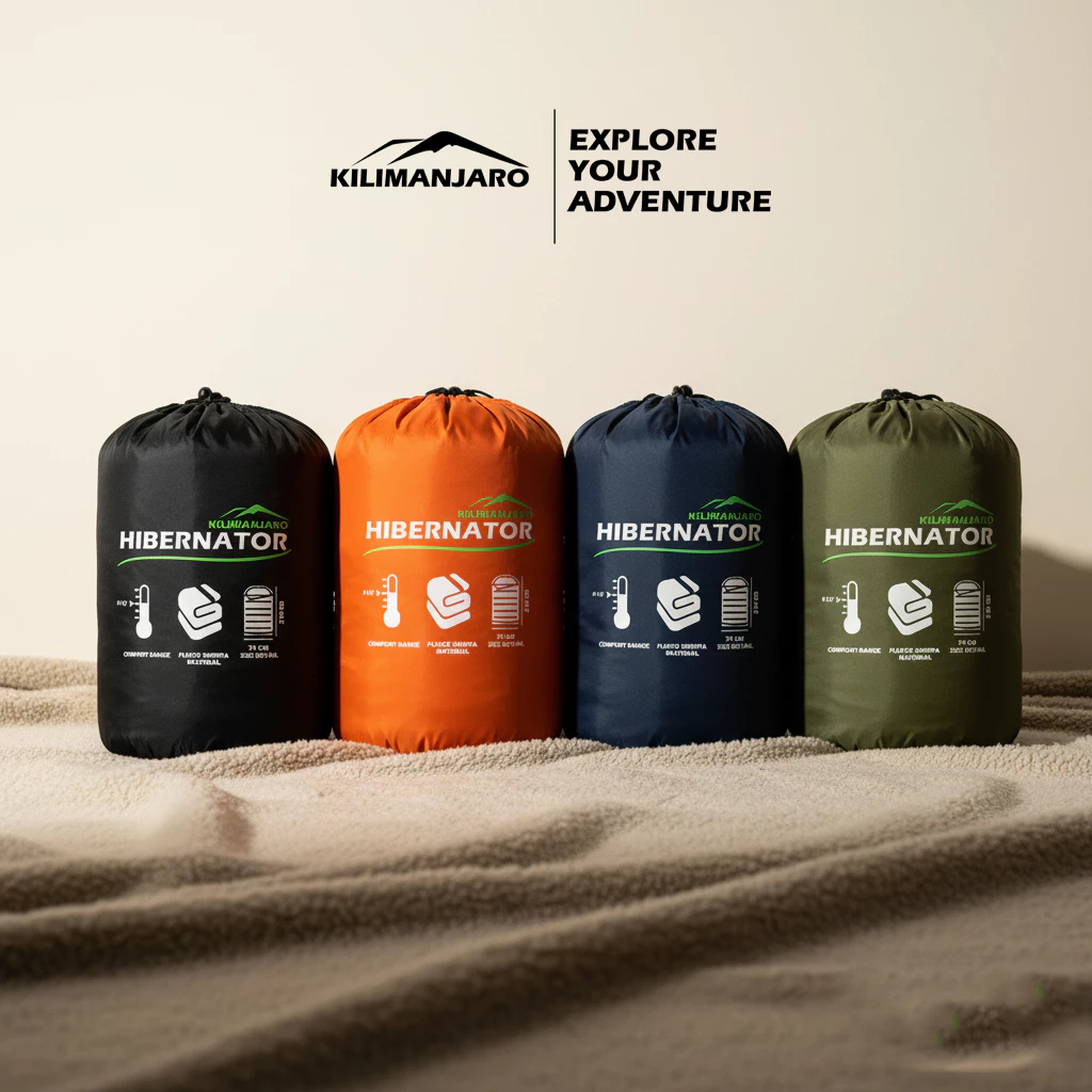 SB Sleeping Bag KILIMANJARO Hibernator Series Polar Bulu Sleeping Bag / Sleeping Bag Bulu Angsa