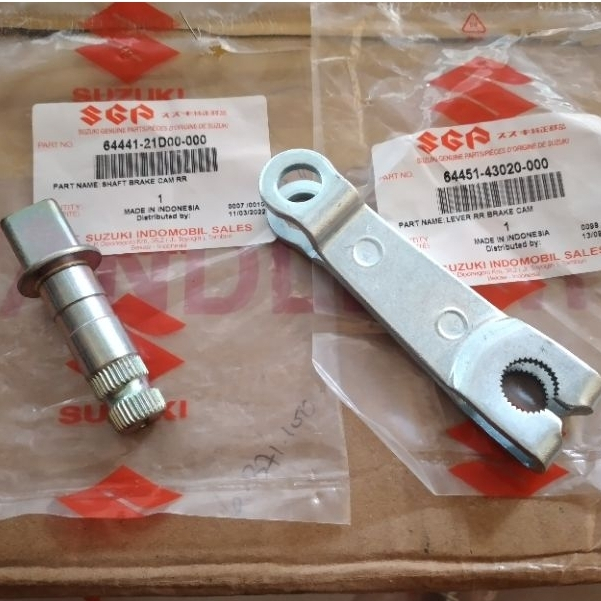 SEPASANG AS DAN TUAS PAHA REM BELAKANG SUZUKI SATRIA 2 TAK LUMBA TORNADO SHOGUN 110 SMASH 110 NEW SM