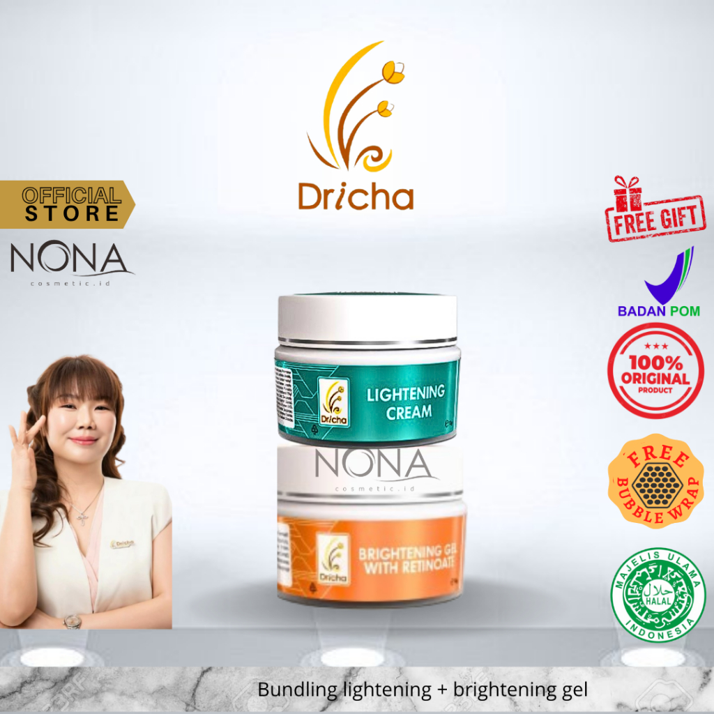 DRICHA BRIGHTENING GEL + LIGHTENING CREAM
