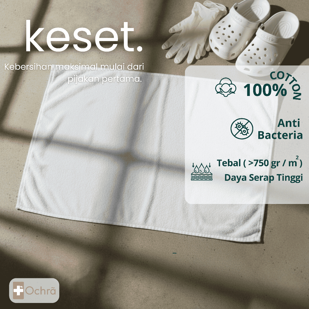 Keset Handuk | Keset Kamar Mandi | Keset Kaki Handuk | Keset Handuk Hotel (Minor Reject)