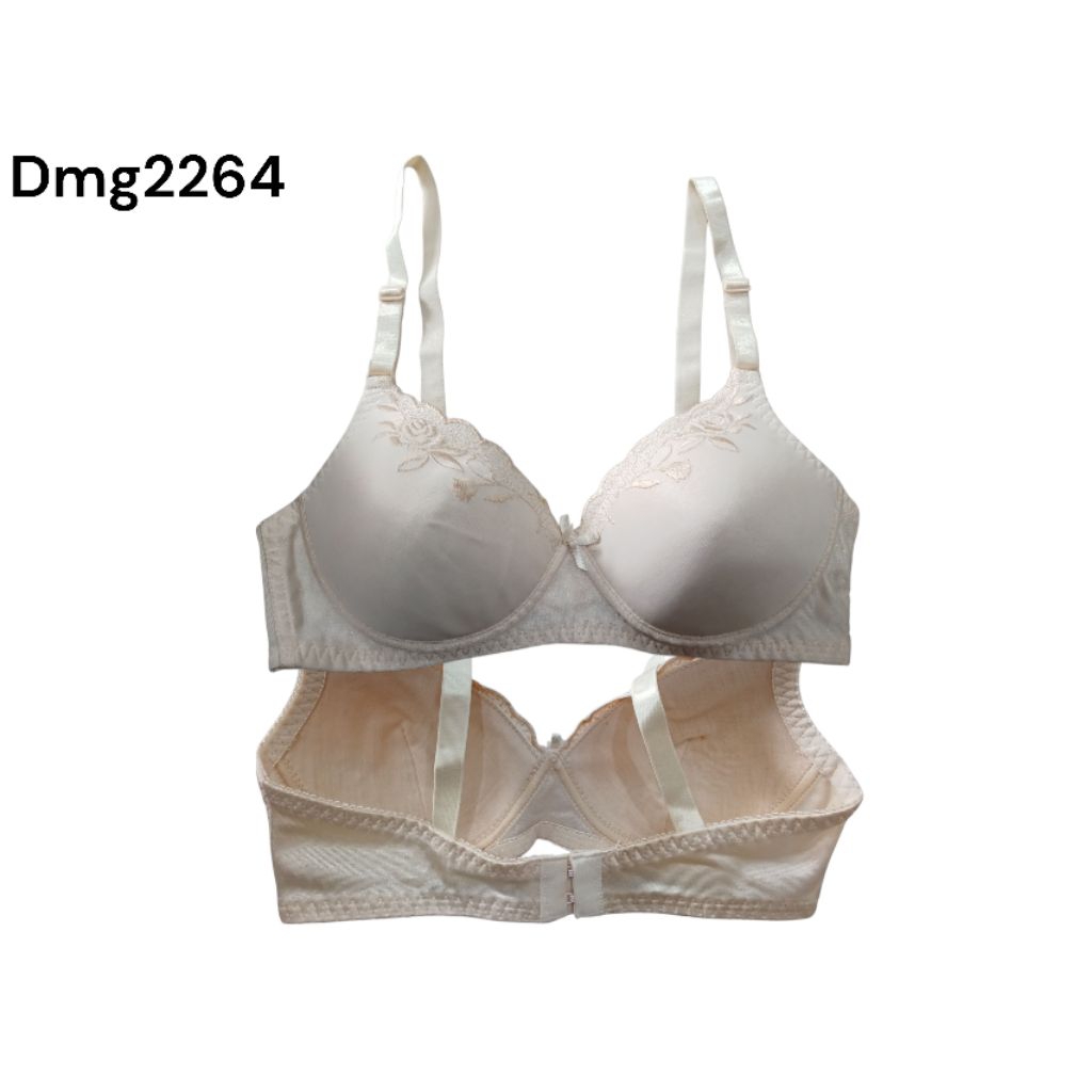 #K Dmg2264 bra branded bra berbusa tanpa kawat bra Rijeck noda kotor bra export size 30