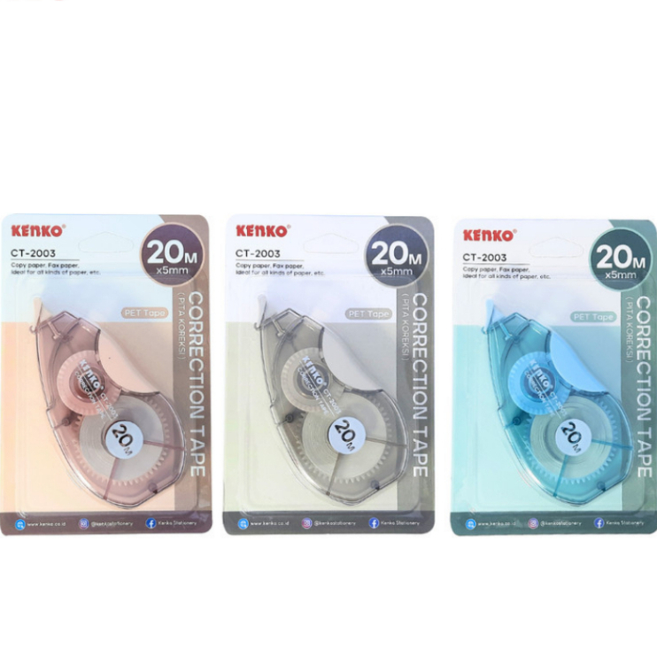 KENKO TIPE X / Tipe-x Pita / Kortep Kenko  /Correction Tape Kenko CT-2003