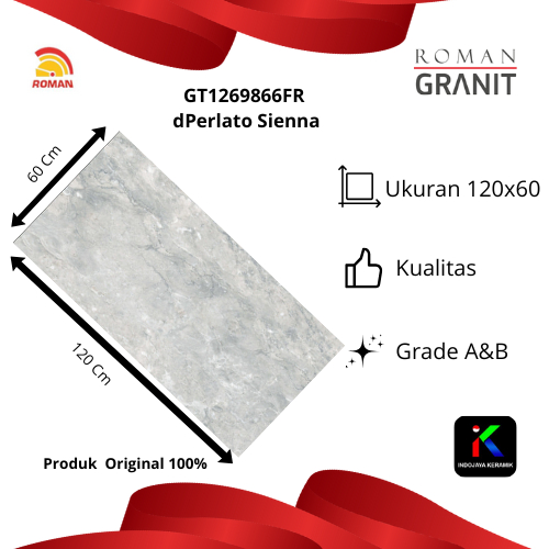 Roman Granit GT1269866FR Kw 2 Ukuran 120x60 Cm