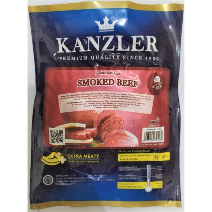 Kanzler Smoked Beef Round 250 Gram / Smoked Beef