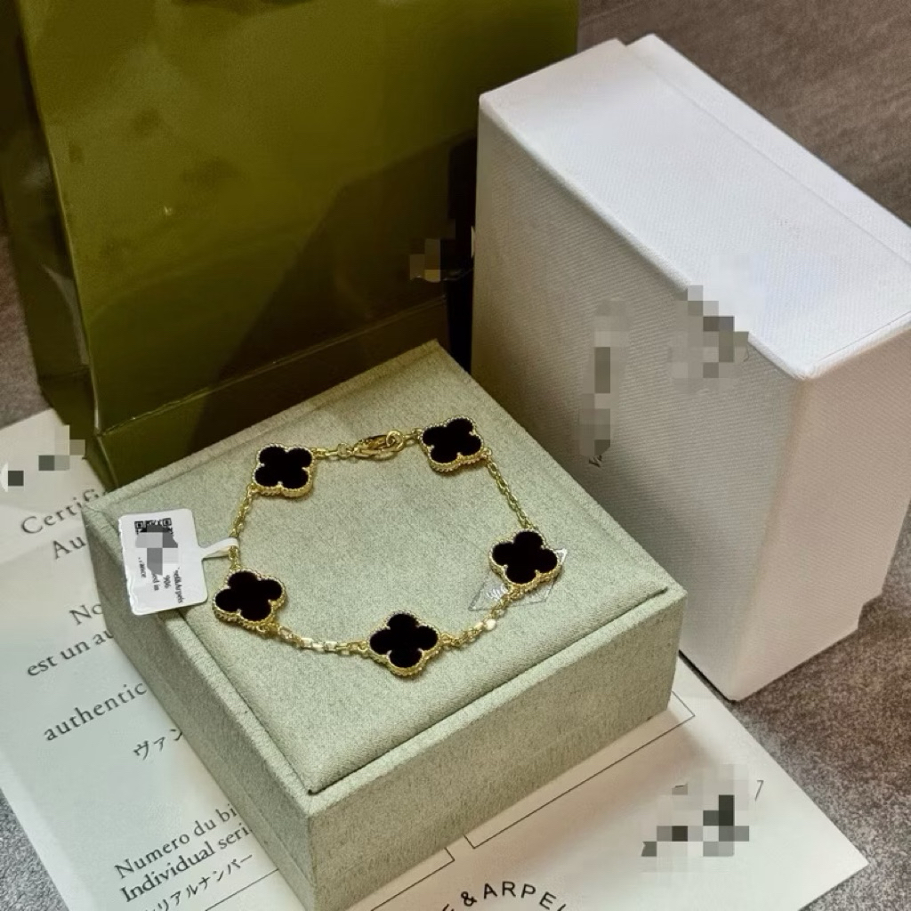 VCA GELANG / BRACELET 18k GOLD PLATED ANTI KARAT