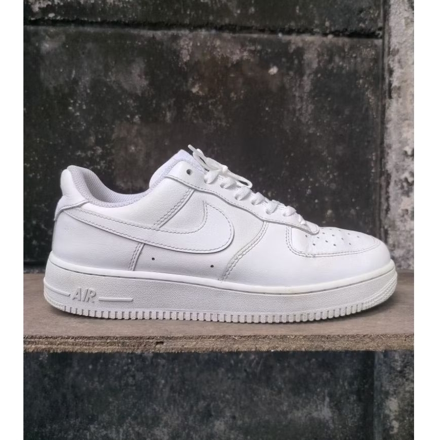 sepatu nike AF 1 Low Triple White second original