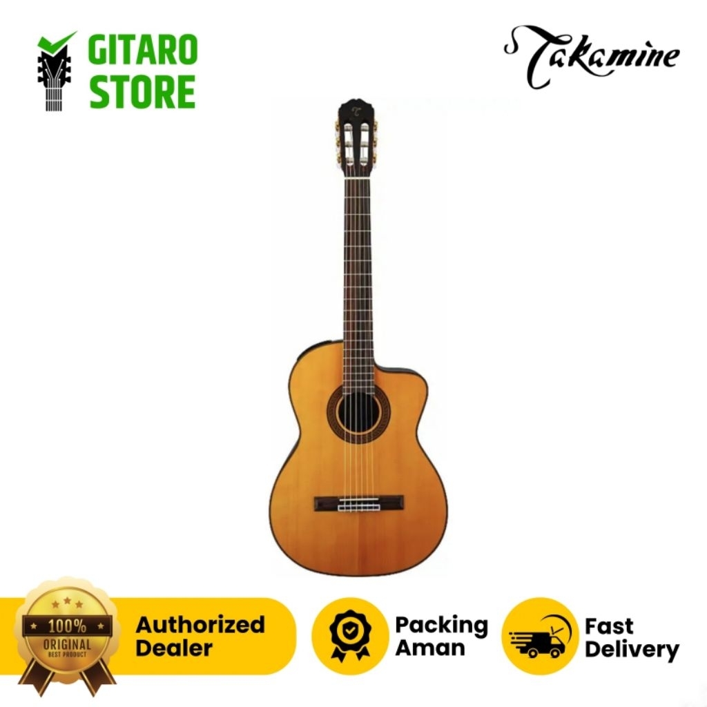 Gitar Nylon Klasik Elektrik TAKAMINE GC5CE GC 5 CE Natural