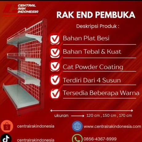 ( Rak Minimarket ) End Gondola