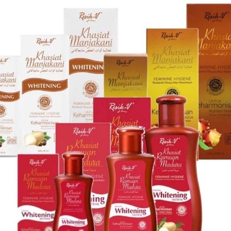 RESIK V Khasiat Manjakani Whitening | Gold | Khasiat Ramuan Madura Pembersih Kewanitaan