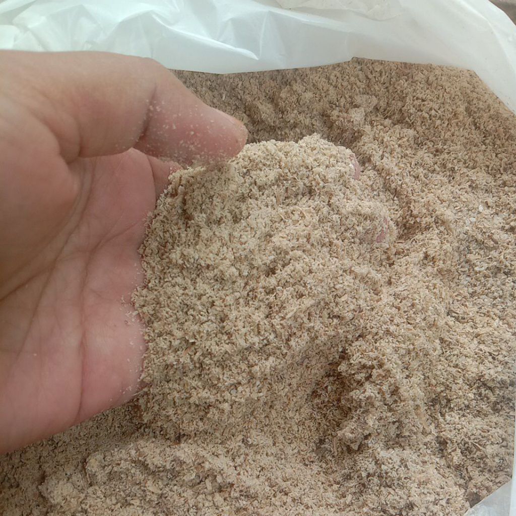 dedek bekatul /serbuk padi yg lembut/hu,ut