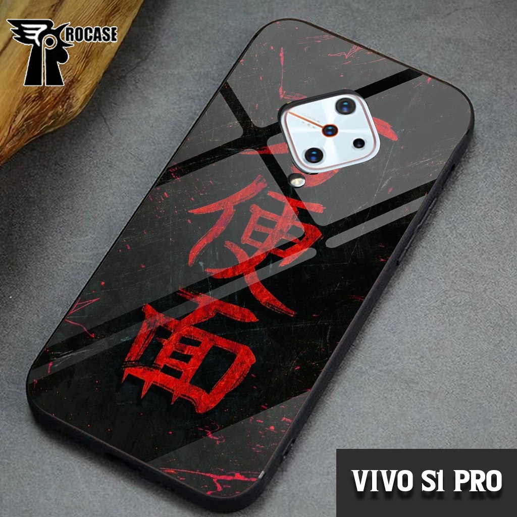 Case Vivo S1 PRO - MOTIF TULISAN JEPANG - Casing Hp Vivo S1 PRO - Hardcase Premium Glossy - Silikon 