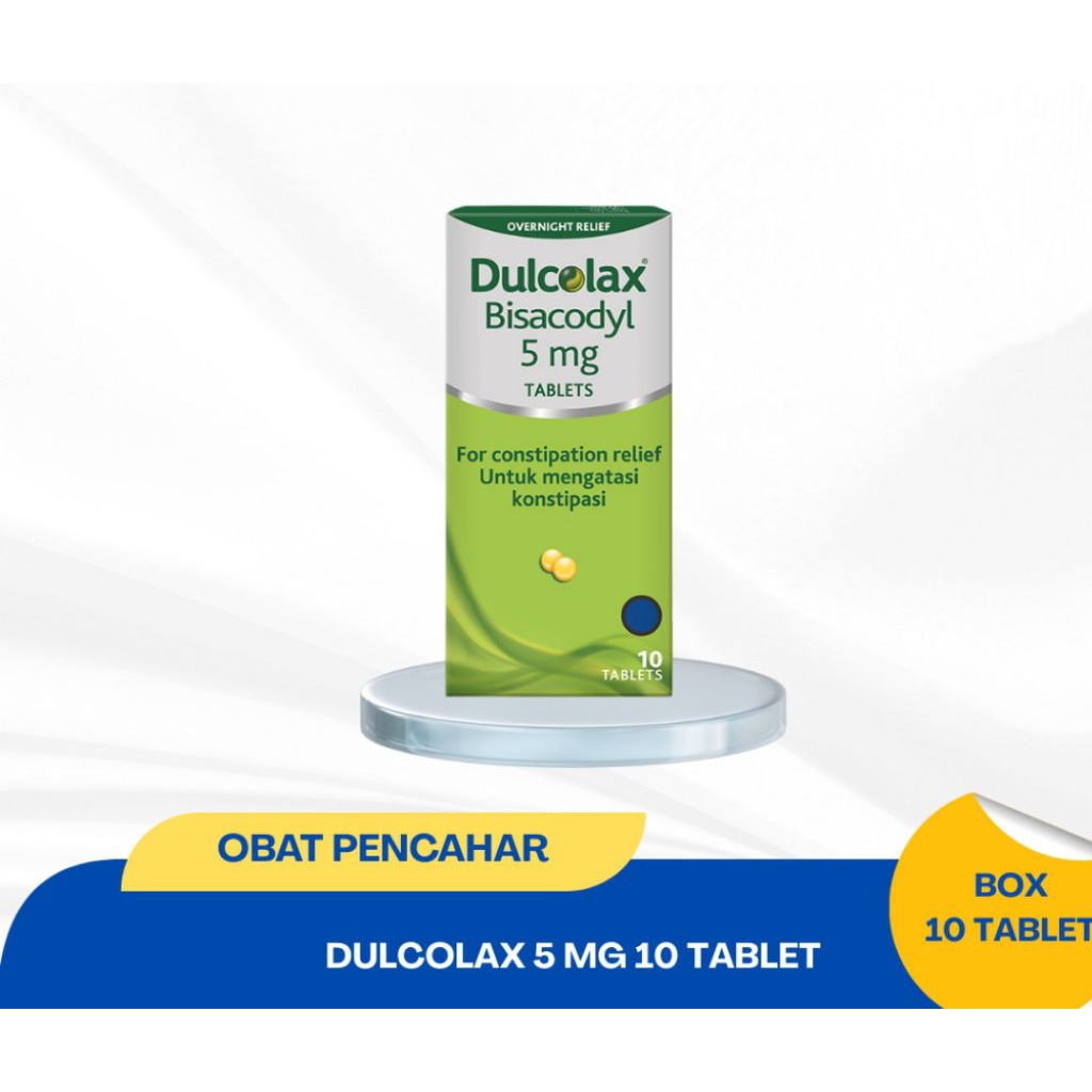 Dulcolax Bisacodyl 5mg – 10 Tablet Obat Sembelit