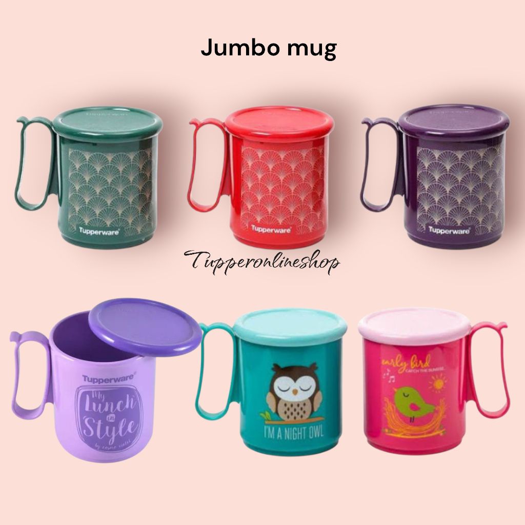 jumbo mug tupperware / cangkir tupperware