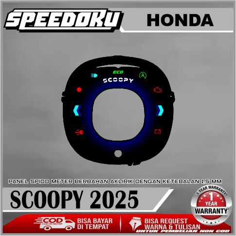 PAPAN SPEEDOMETER  CUSTOM SCOOPY 2025