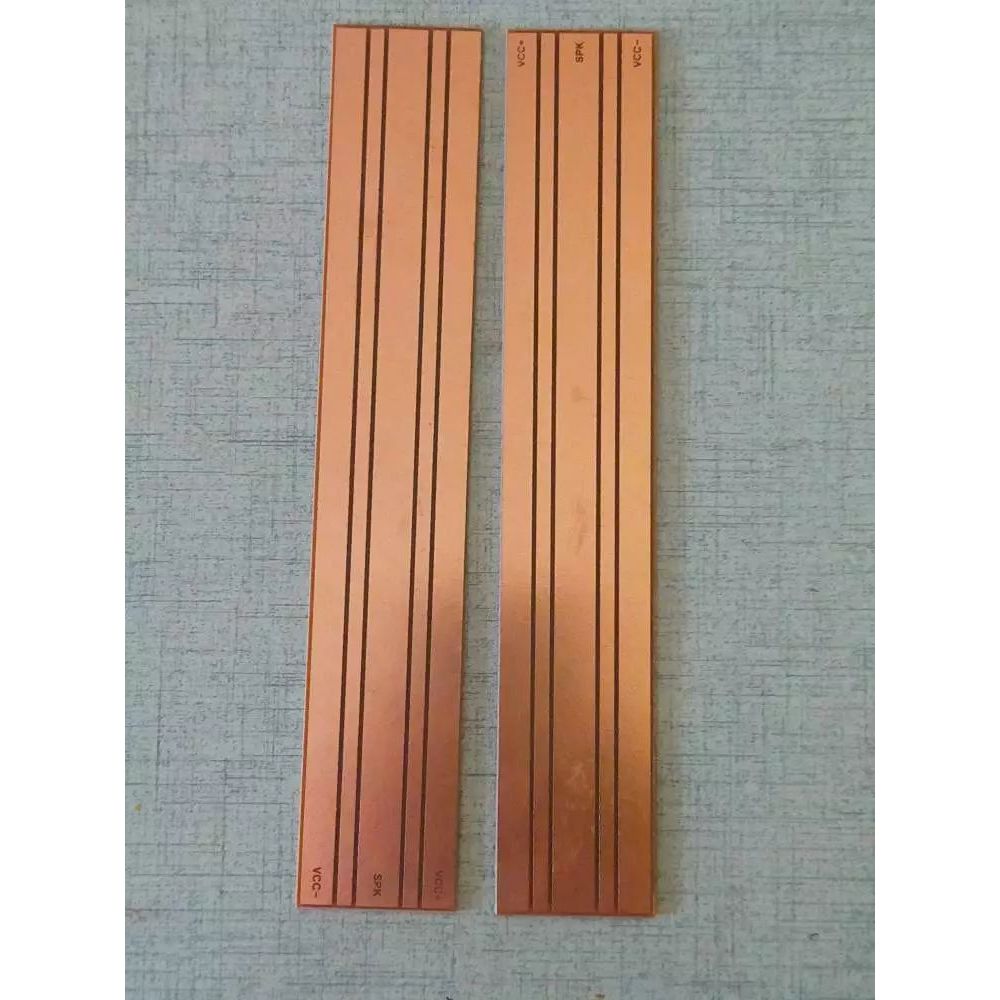 (2pcs)Pcb Final Tr Sanken/Thosiba Panjang 20cm 30cm / Pcb Final