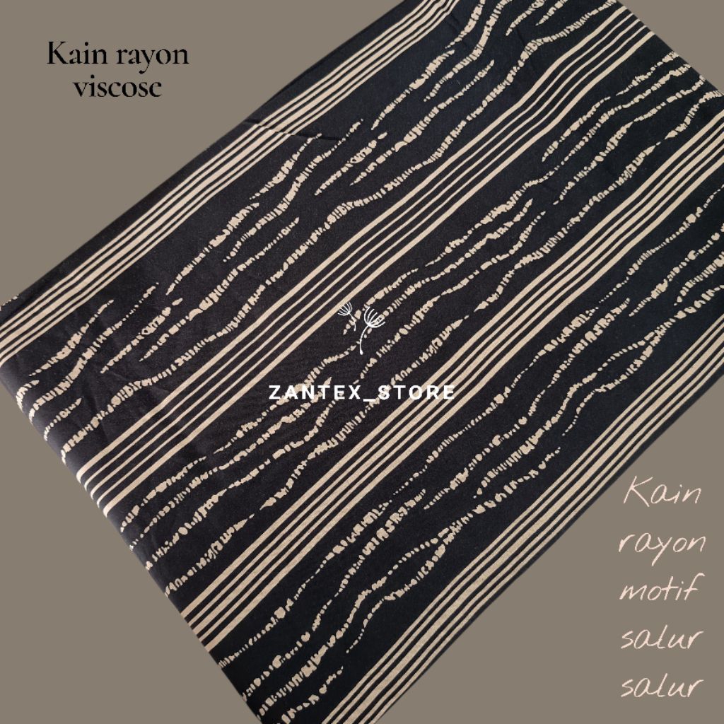 bahan Kain rayon viscose motif salur terbaru/rayon viscose motif premium