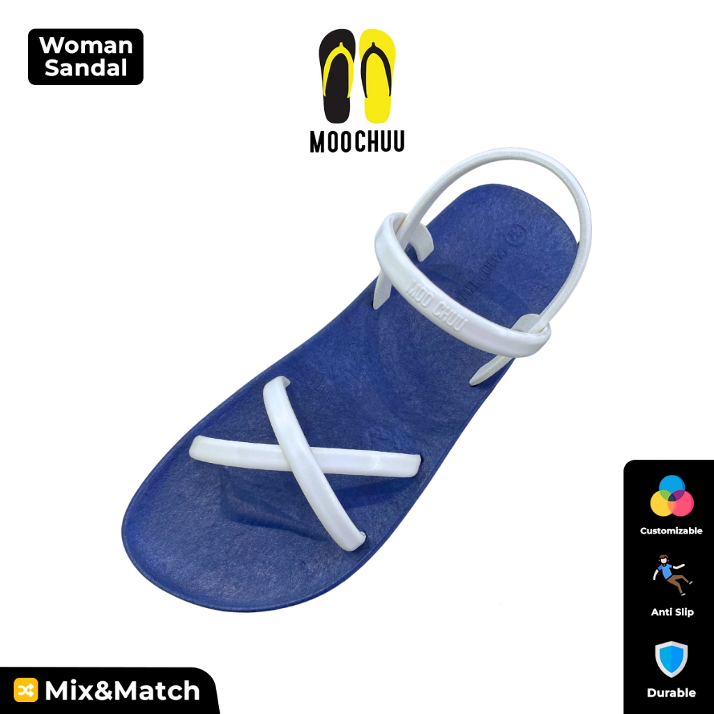 Moo Chuu Sandal Custom MC17 – Pilih Warna Tapak & Tali Sendiri