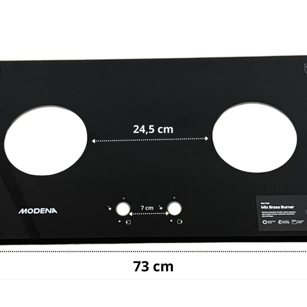 KACA KOMPOR TANAM MODENA BH 2725 GABK