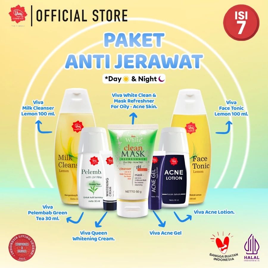 Paket Kecantikan Viva Anti Jerawat - Anti Acne Series