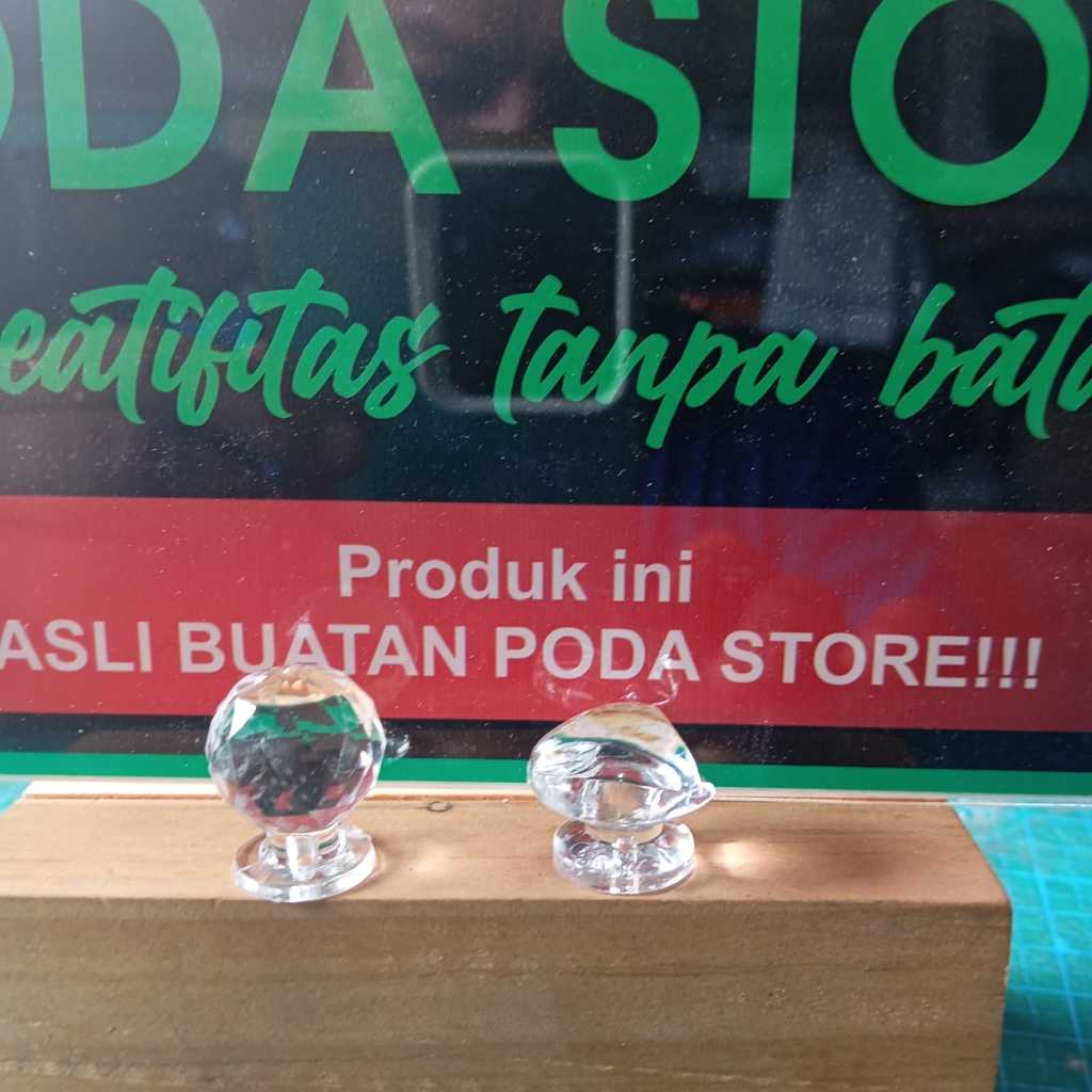 Tarikan laci akrilik / handle box akrilik