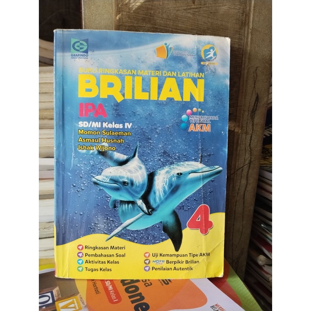 buku brilian ipa untuk kelas 4/IV sd mi kurikulum merdeka