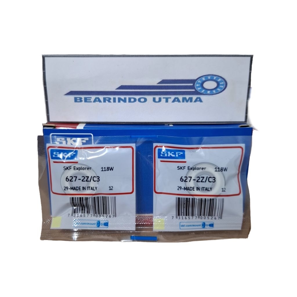 BEARING 627 2Z C3 / 627 ZZ C3 SKF ITALY