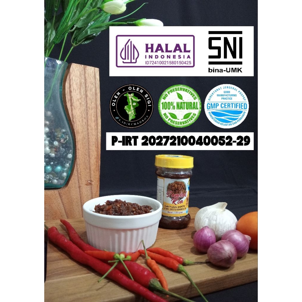 RUMAH ROA - Sambal Ikan Roa / Sambal Ikan / Ikan Roa / Sambal ikan Roa PREMIUM Sedikit Minyak khas p